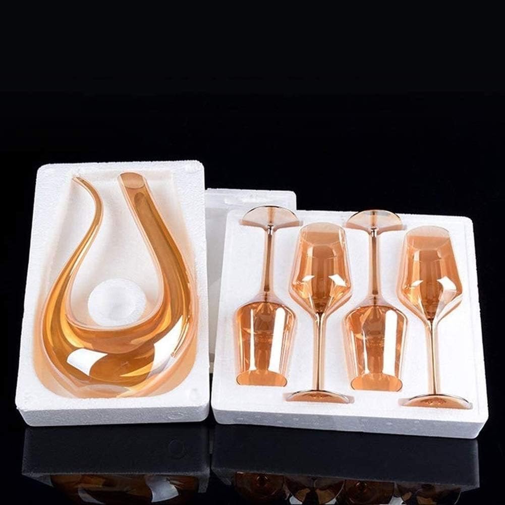 Crystal Decanter and 4 Glass Set