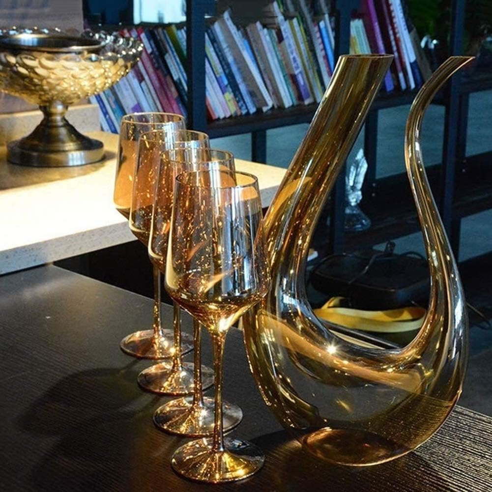 Crystal Decanter and 4 Glass Set